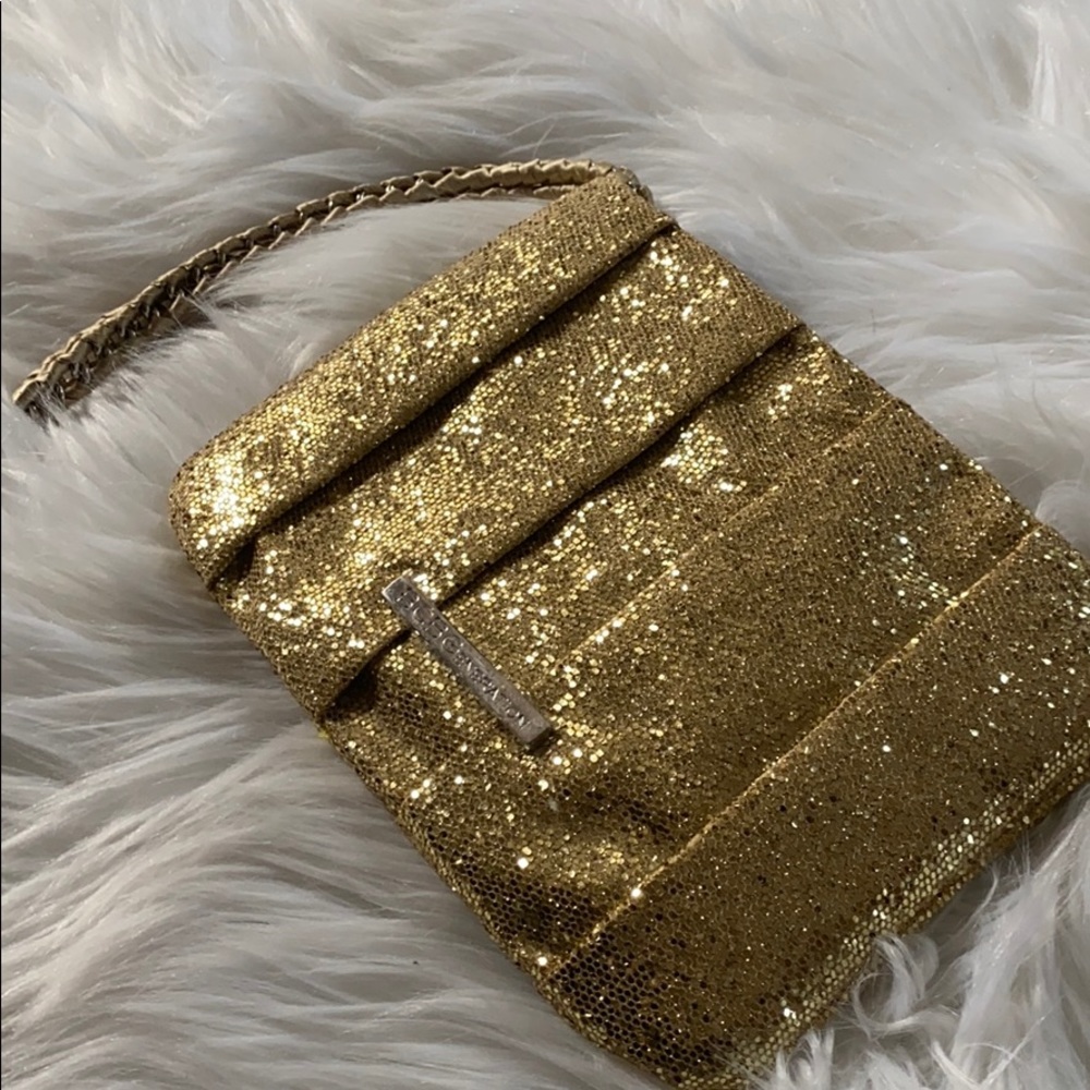 BCBGeneration Gold Clutch - Picture 3 of 5